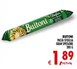 Deco Maxistore Buitoni pasta sfoglia gran spessore offerta