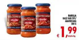 Decò Local Barilla Ragù vari tipi/amatriciana offerta