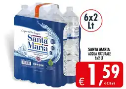 Decò Local Santa Maria acqua naturale offerta
