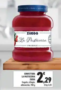 Conad Zuegg Confettura La Pasticcera fragole, ciliegie, albicocche offerta