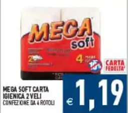 Iperfamily Mega soft carta igienica offerta