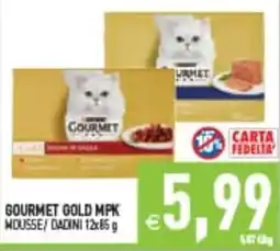 Iperfamily Gourmet Gold Mpk Mousse/ Dadi offerta