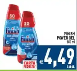Iperfamily Finish Power Gel offerta