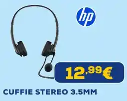 Euronics hp cuffie stereo 3.5mm offerta