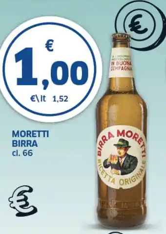 Moretti birra