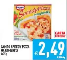 Iperfamily Cameo speedy pizza margherita offerta