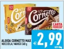 Iperfamily Algida Cornetto Max offerta
