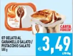 Iperfamily Gelato al caramello salato / pistacchio salato offerta