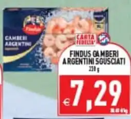Iperfamily Findus gamberi argentini sgusciati offerta