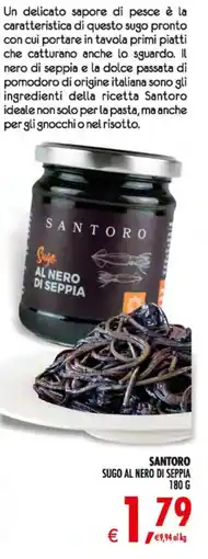 Decò Local Santoro Sugo al nero di seppia offerta