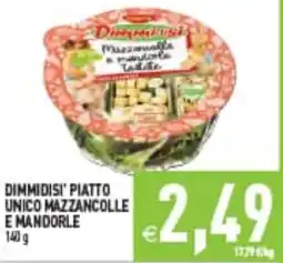 Iperfamily Dimmidisì piatto unico mazzancolle e mandorle offerta