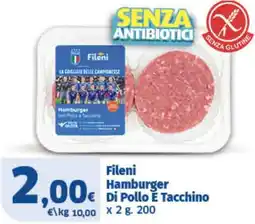 Il Punto Sigma Fileni Hamburger Di Pollo E Tacchino offerta