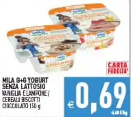Iperfamily Mila G+G yogurt senza lattosio offerta