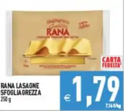 Iperfamily Rana lasagne sfoglia grezza offerta