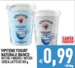 Iperfamily Vipiteno yogurt naturale bianco offerta
