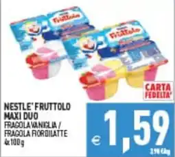 Iperfamily Nestlé Fruttolo Maxi Duo offerta