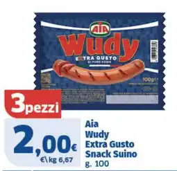 Il Punto Sigma Aia Wudy Extra Gusto Snack Suino offerta