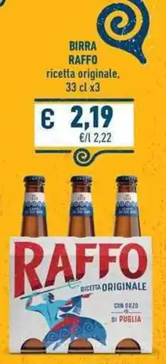 Conad Birra Raffo ricetta originale offerta