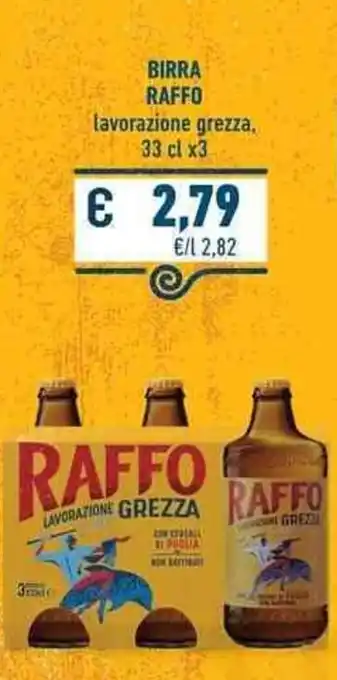 Birra Raffo lavorazione grezza