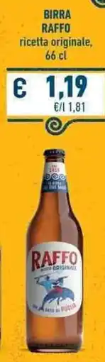 Conad Birra Raffo ricetta originale offerta