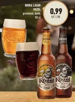 Conad Birra Lager Kozel offerta