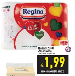 Iperfamily Regina di Cuori carta cucina offerta