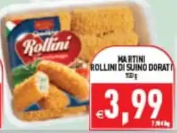 Iperfamily Martini rollini di suino dorati offerta
