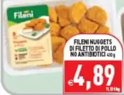 Iperfamily Fileini nuggets di filetto di pollo offerta