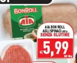 Iperfamily Aia Bon Roll agli spinaci senza glutine offerta