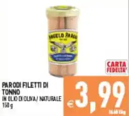 Iperfamily Parodi filetti di tonno offerta