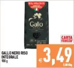 Iperfamily Gallo nero riso integrale offerta
