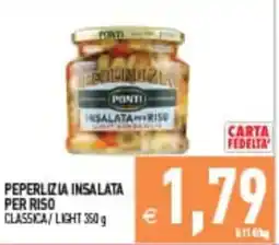 Iperfamily Peperizia insalata per riso Ponti offerta