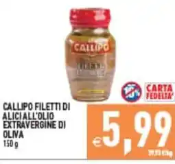 Iperfamily Callipo filetti di alici all'olio extravergine di oliva offerta