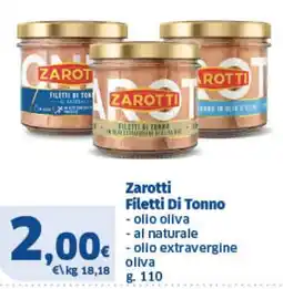 Il Punto Sigma Zarotti Filetti Di Tonno offerta