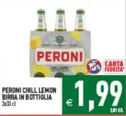 Iperfamily Peroni chill lemon birra offerta