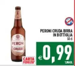 Iperfamily Peroni Cruda birra offerta