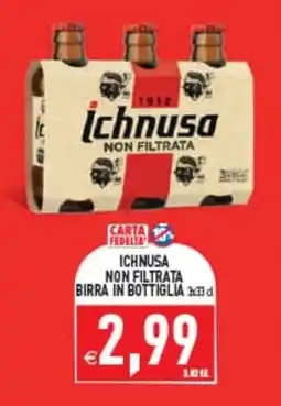 Iperfamily Ichnusa birra non filtrata offerta