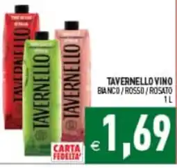 Iperfamily Tavernello vino offerta