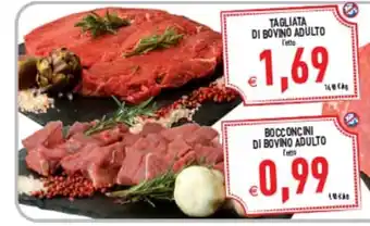 Iperfamily Tagliata di bovino adulto offerta