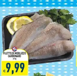 Iperfamily Filetto di merluzzo carbonaro offerta