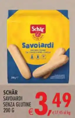 Decò Local Schär Savoiardi senza glutine offerta