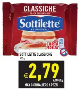 Iperfamily Sottilette classiche offerta