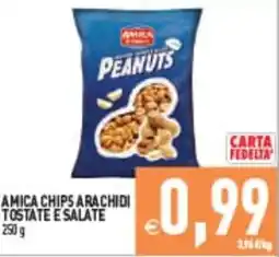Iperfamily Amica chips arachidi tostate e salate offerta