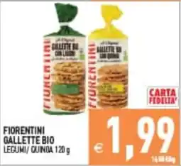 Iperfamily Fiorentini Gallette bio legumi/ quinoa offerta
