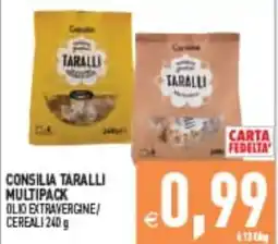 Iperfamily Consilia Taralli Multipack offerta