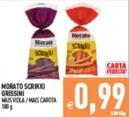 Iperfamily Morato Scrikki Grissini offerta