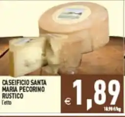 Iperfamily Caseificio Santa Maria Pecorino Rustico offerta