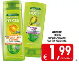Decò Local Garnier Fructis Balsamo/Shampoo offerta