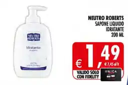 Decò Local Neutro Roberts sapone liquido idratante offerta