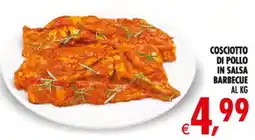 Decò Local Coscioetto di pollo in salsa barbecue offerta